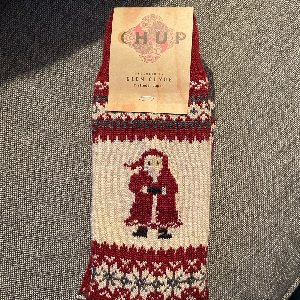 NWT Chup Santa Socks